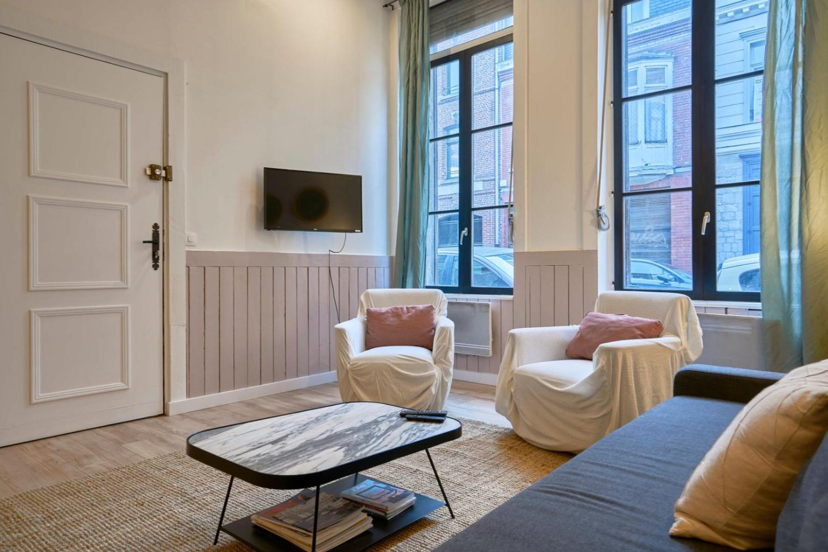 Old Lille: Charming Renovated Apartment 外观 照片