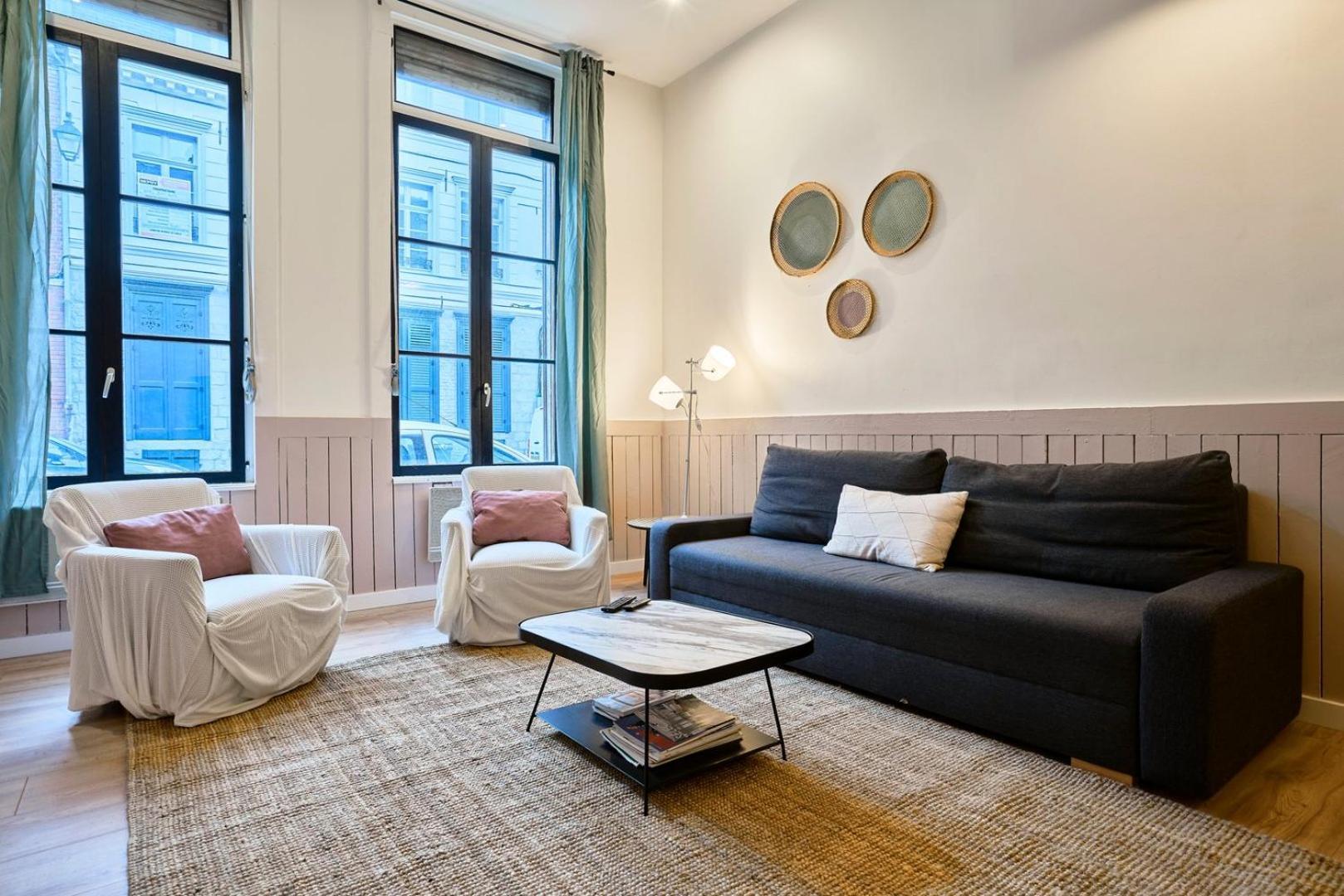 Old Lille: Charming Renovated Apartment 外观 照片