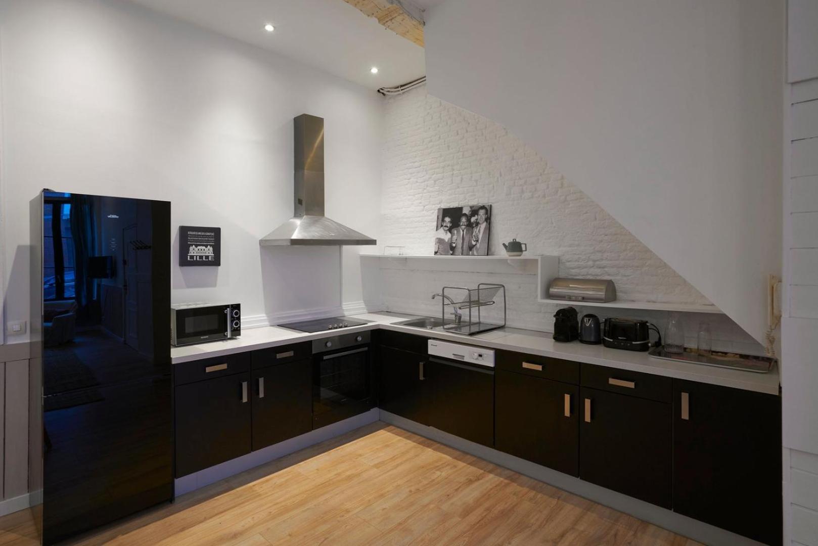 Old Lille: Charming Renovated Apartment 外观 照片