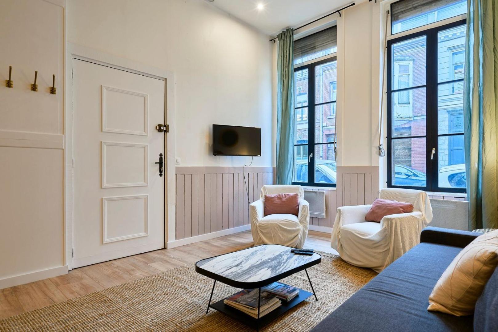 Old Lille: Charming Renovated Apartment 外观 照片