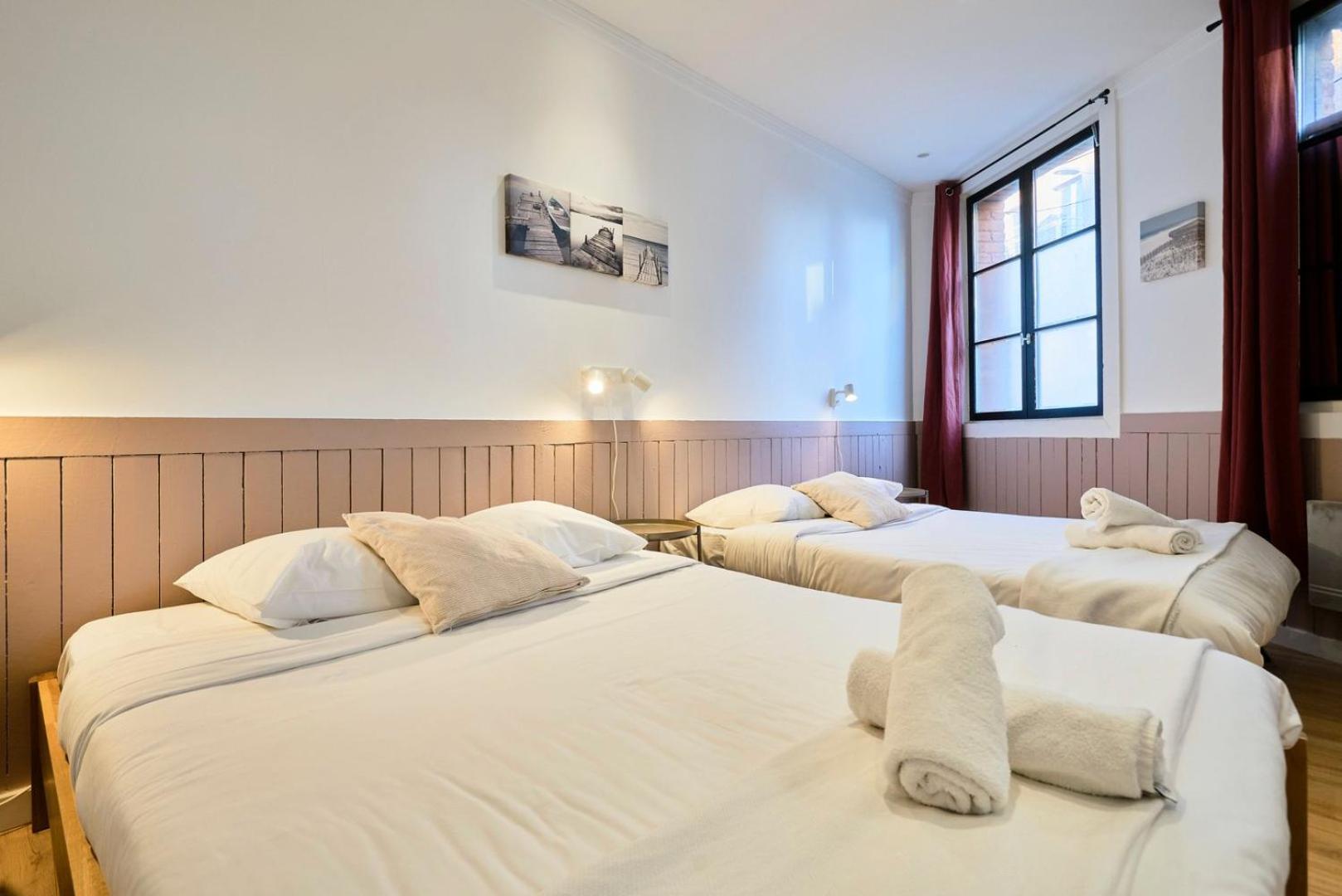 Old Lille: Charming Renovated Apartment 外观 照片